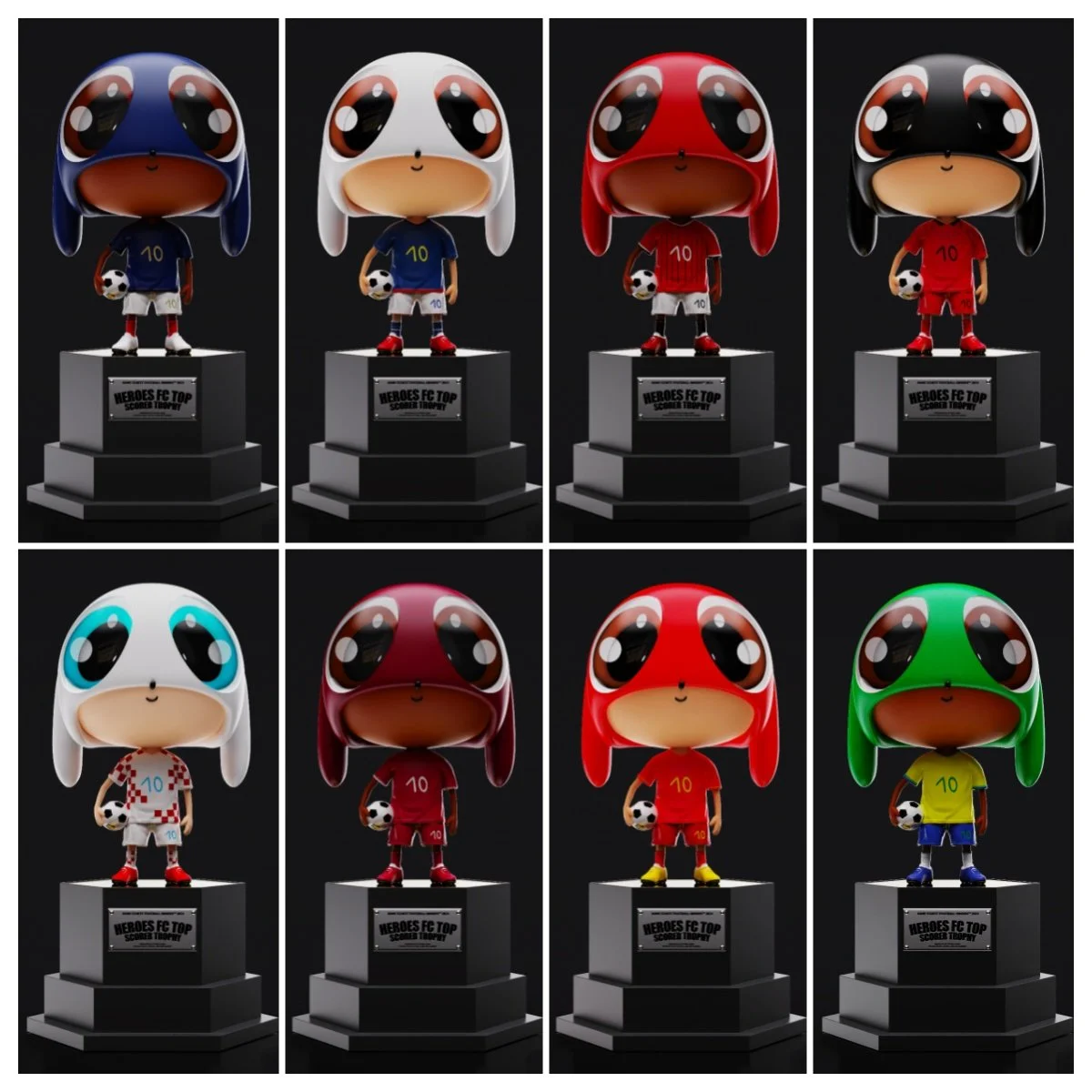 Edgar Plans Lil'Heros Legendary White Art Toy, released in 2023 Edgar Plans Lil'Heros Legendary White Art Toy, released in 2023